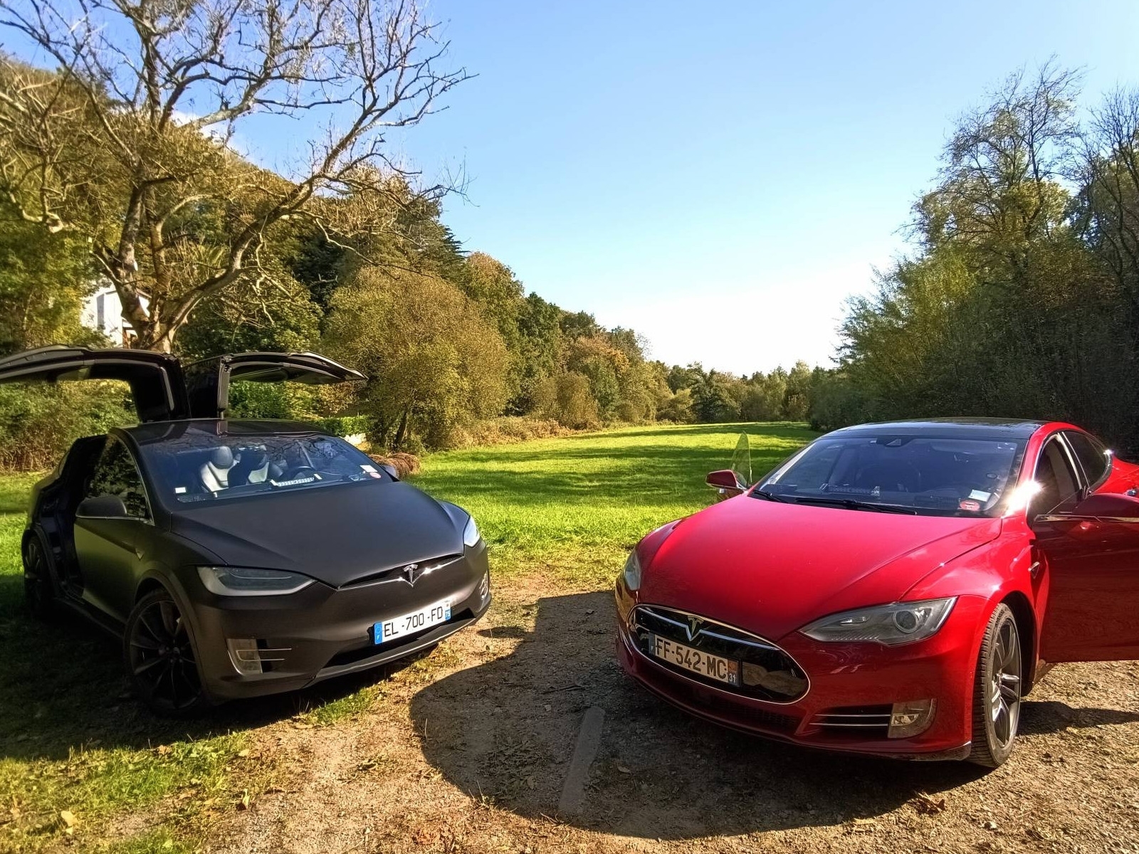VTC et alternative taxi au Technopôle de Plouzané en Tesla Model X