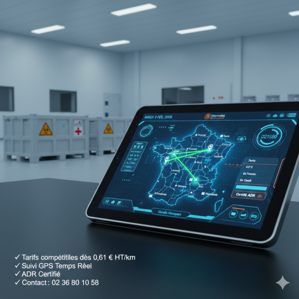 Expédiez vos matières dangereuses en toute sécurité grâce à un transporteur certifié ADR garantissant la conformité réglementaire pour vos livraisons industrielles critiques.